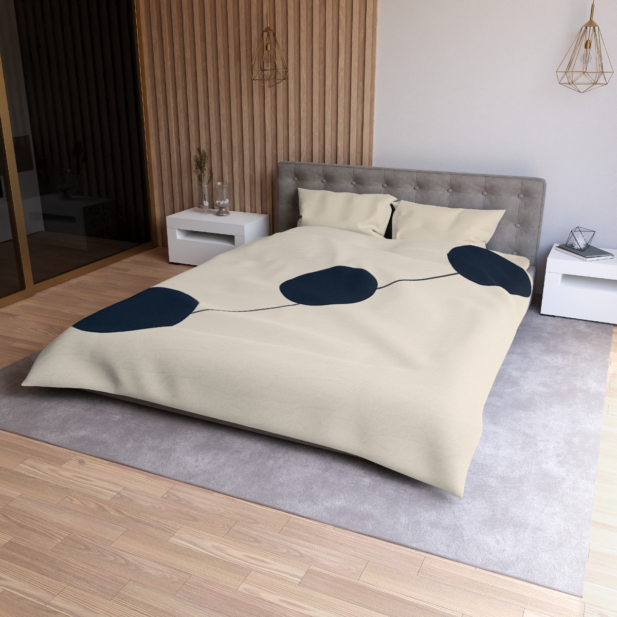 Stepped Circle Orbit custom duvets