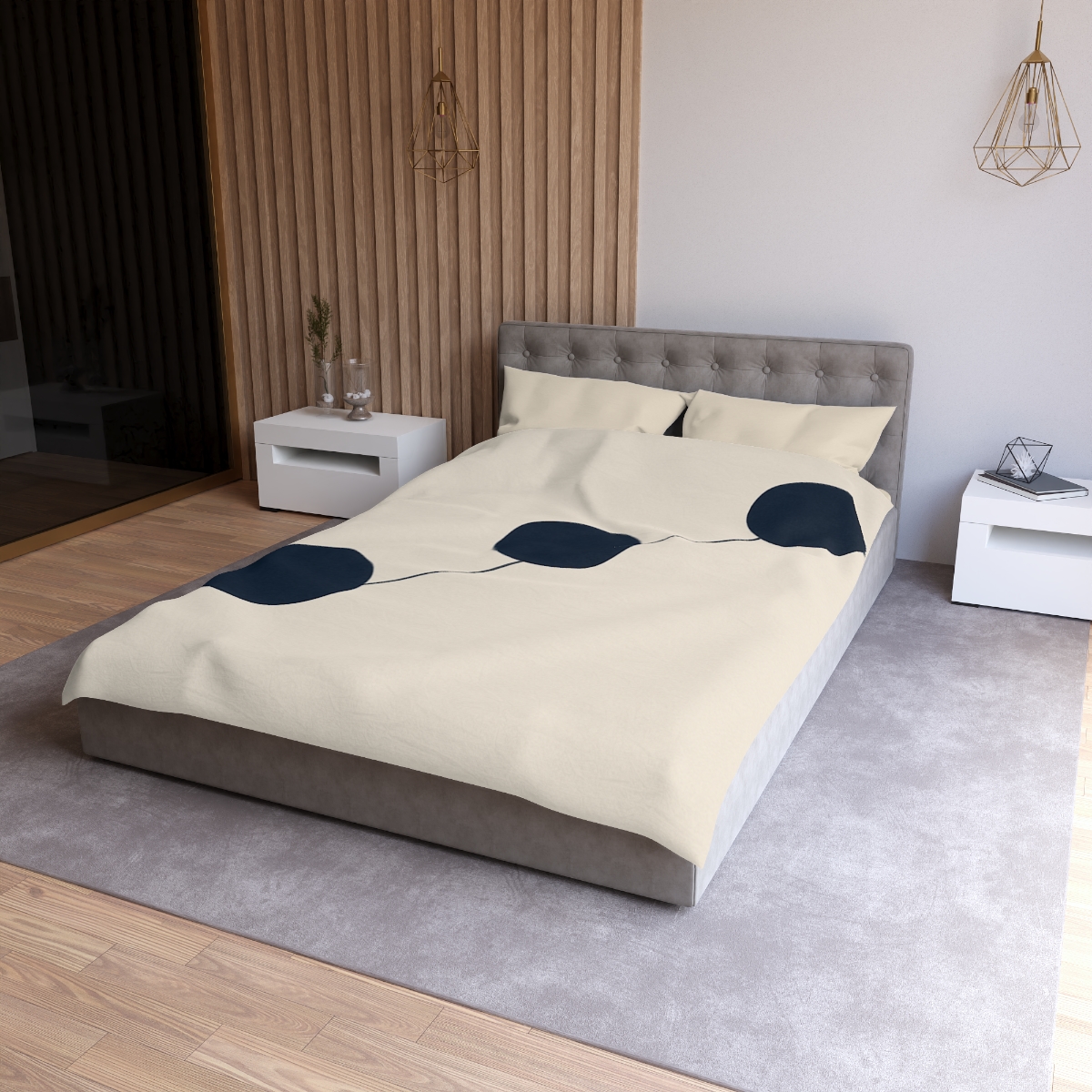 Stepped Circle Orbit custom duvets