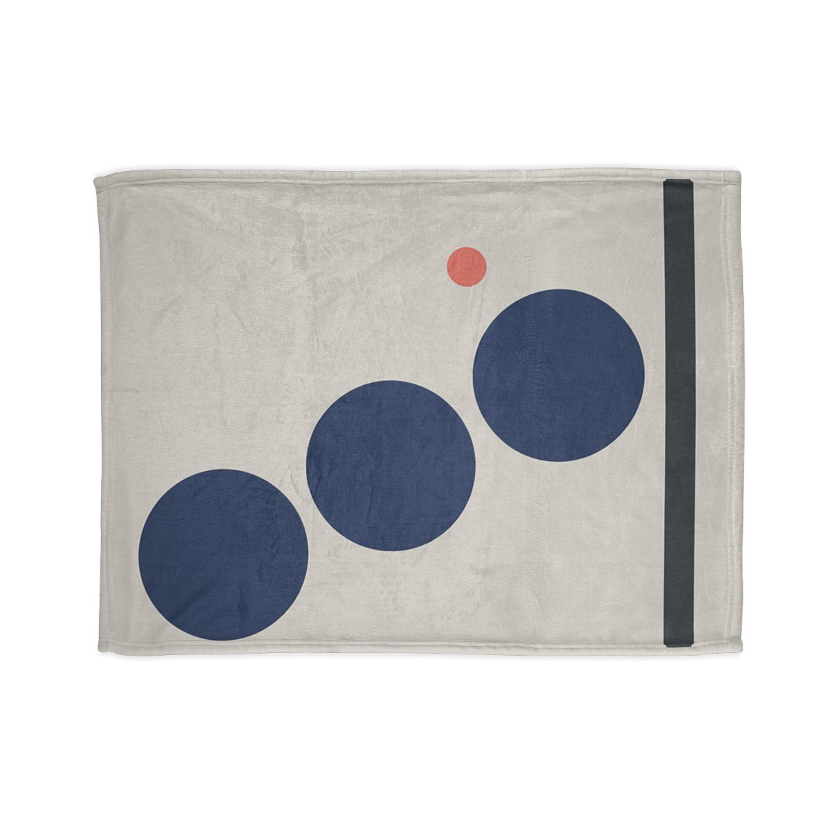 Stepped Circles And Side Bar stylish throw blankets