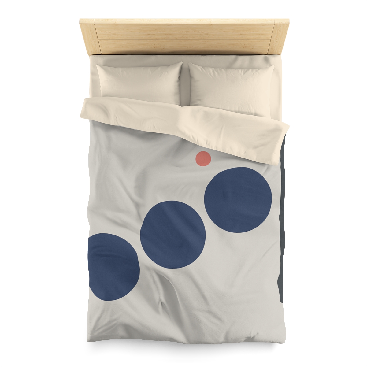 Stepped Circles And Side Bar personalized bedding duvets