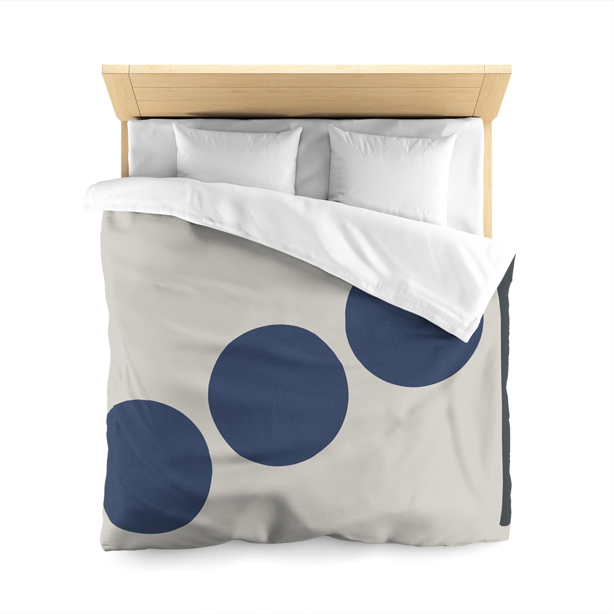 Stepped Circles And Side Bar personalized bedding duvets