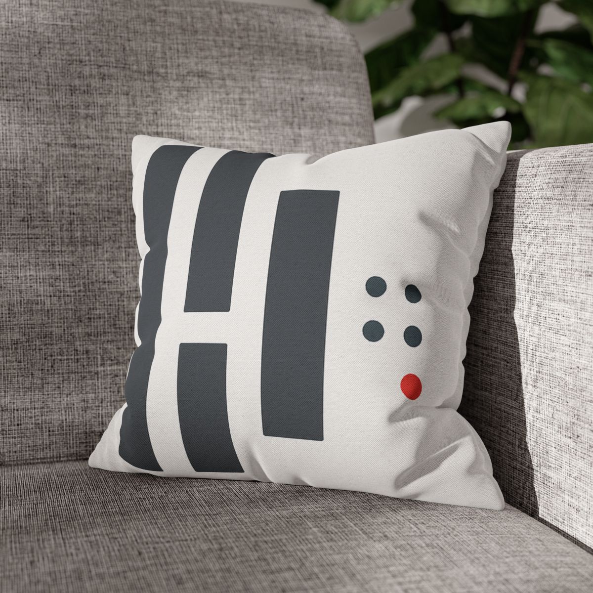 Stepped Columns With Missing Cell Grid trendy patterned pillow cases