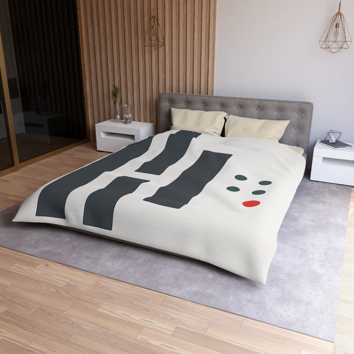Stepped Columns With Missing Cell Grid stylish duvet covers