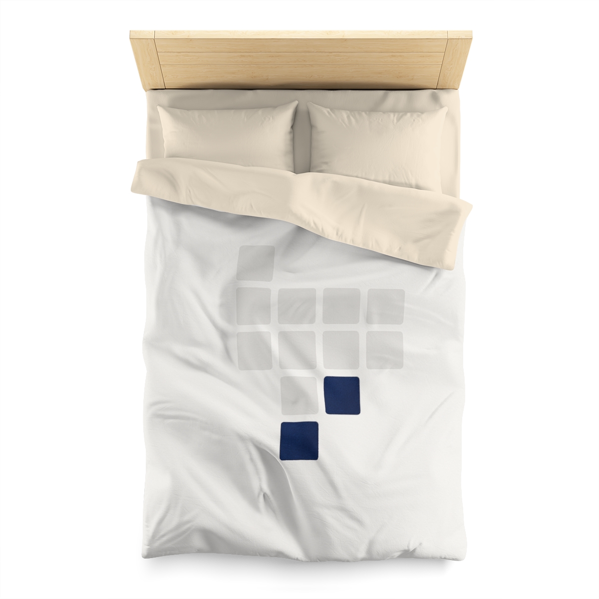 Stepped Constellation Grid designer printed duvets