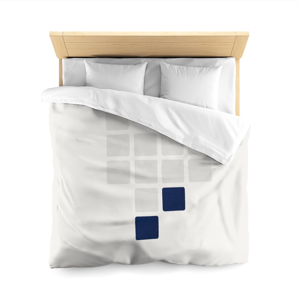 Stepped Constellation Grid designer printed duvets