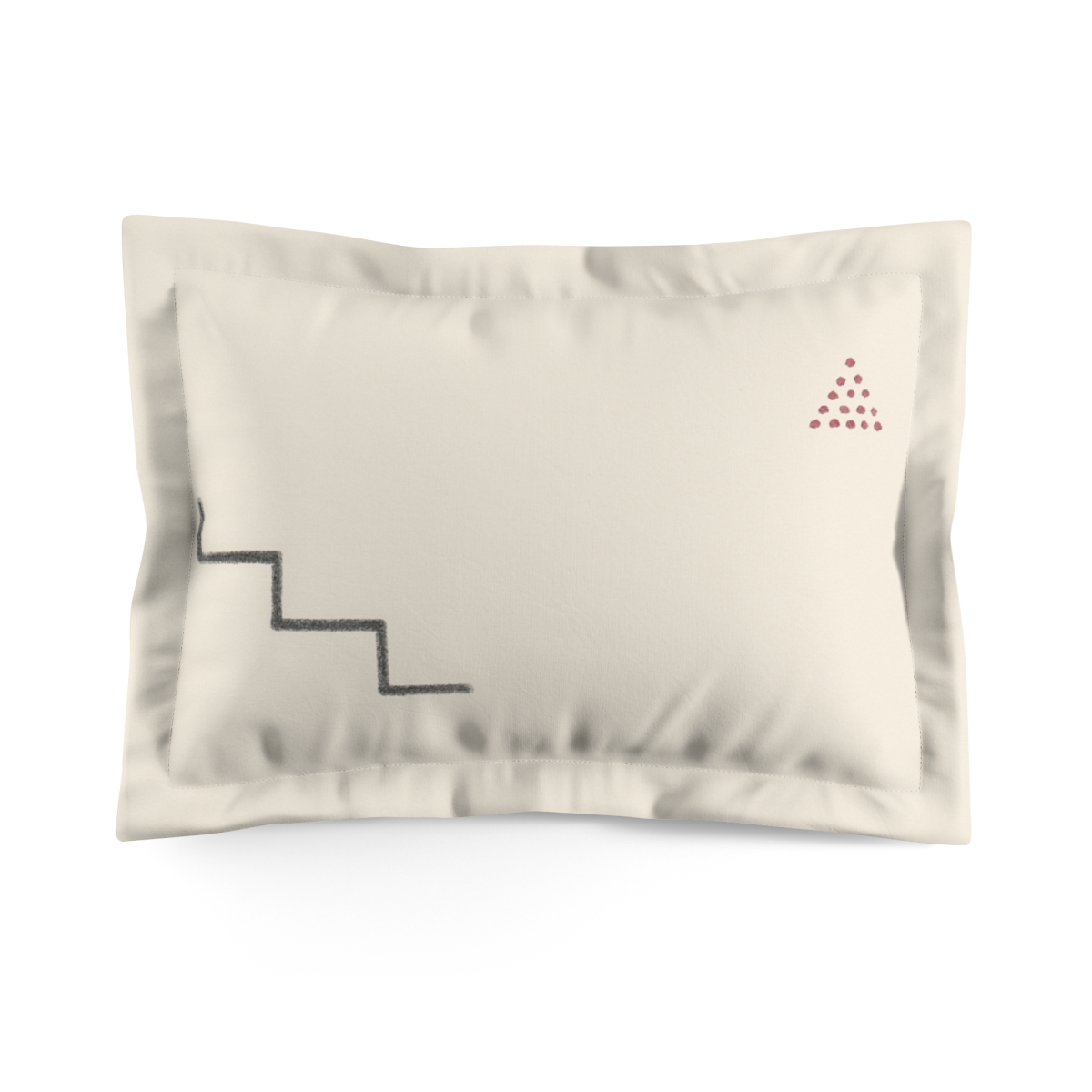 Stepped Line And Distant Cluster unique shape pillows