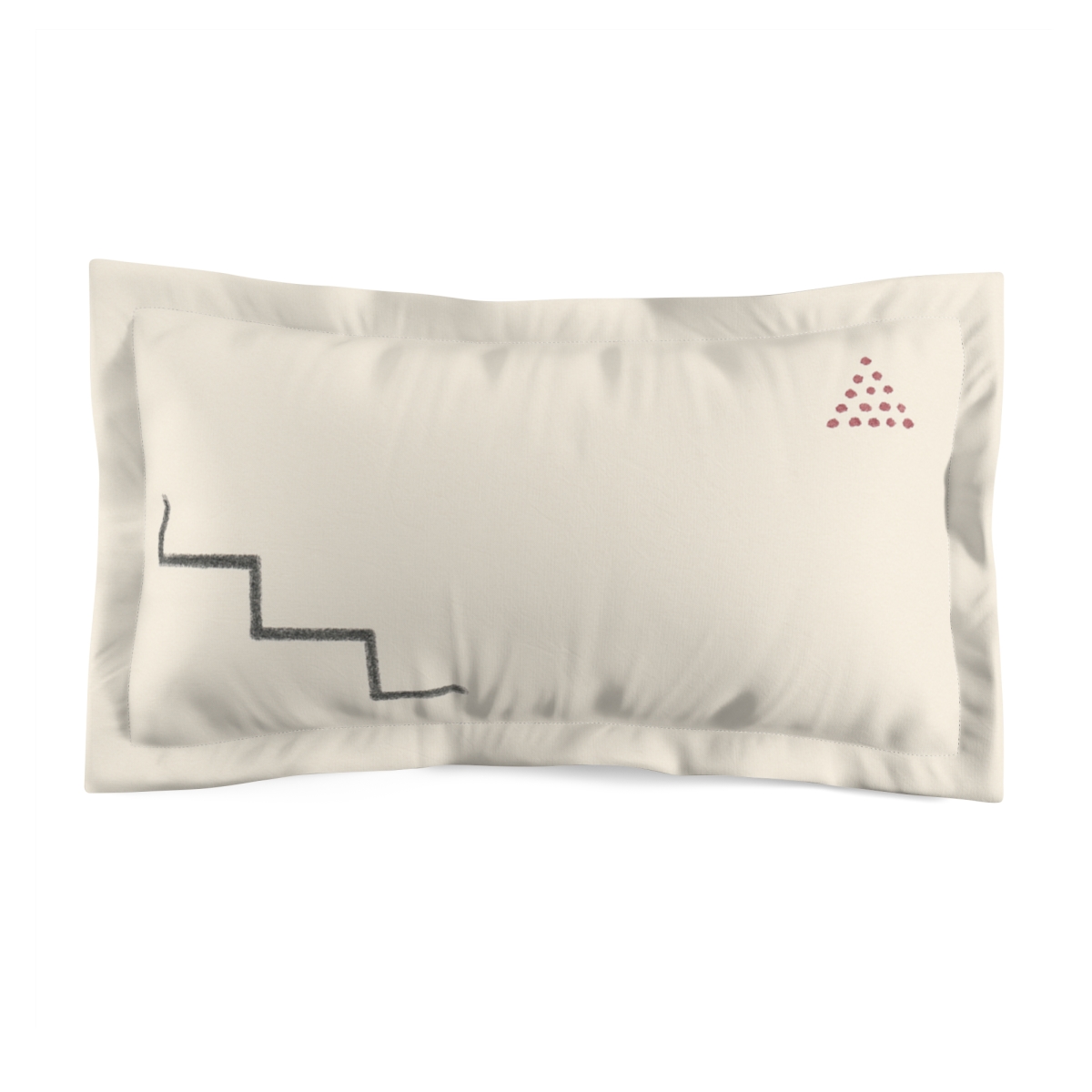 Stepped Line And Distant Cluster unique shape pillows
