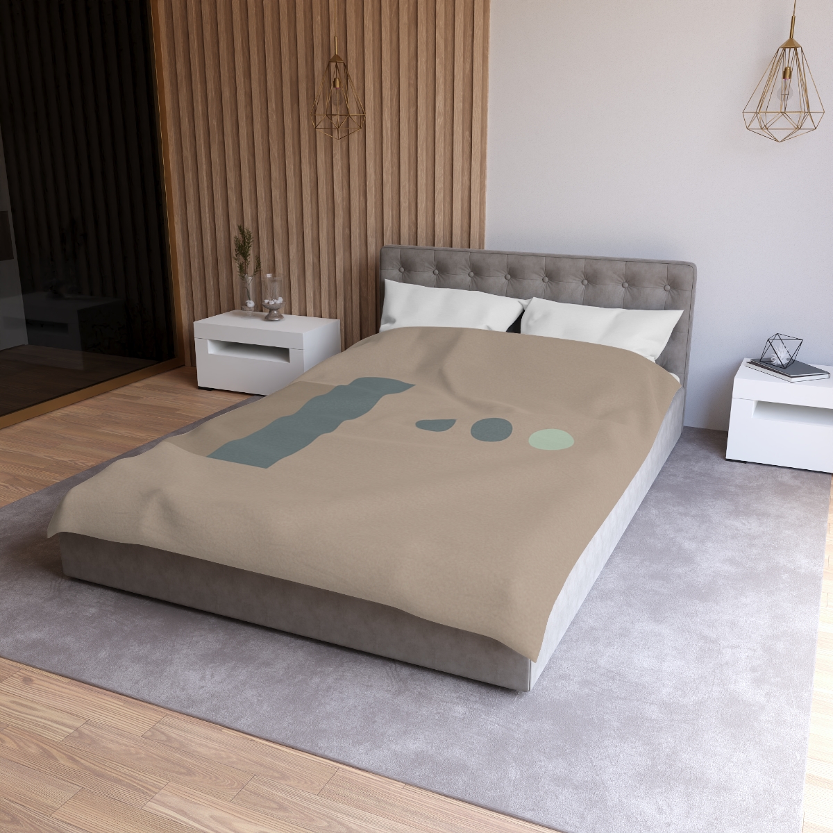 Stepped Pair And Small Dot Cluster designer printed duvets