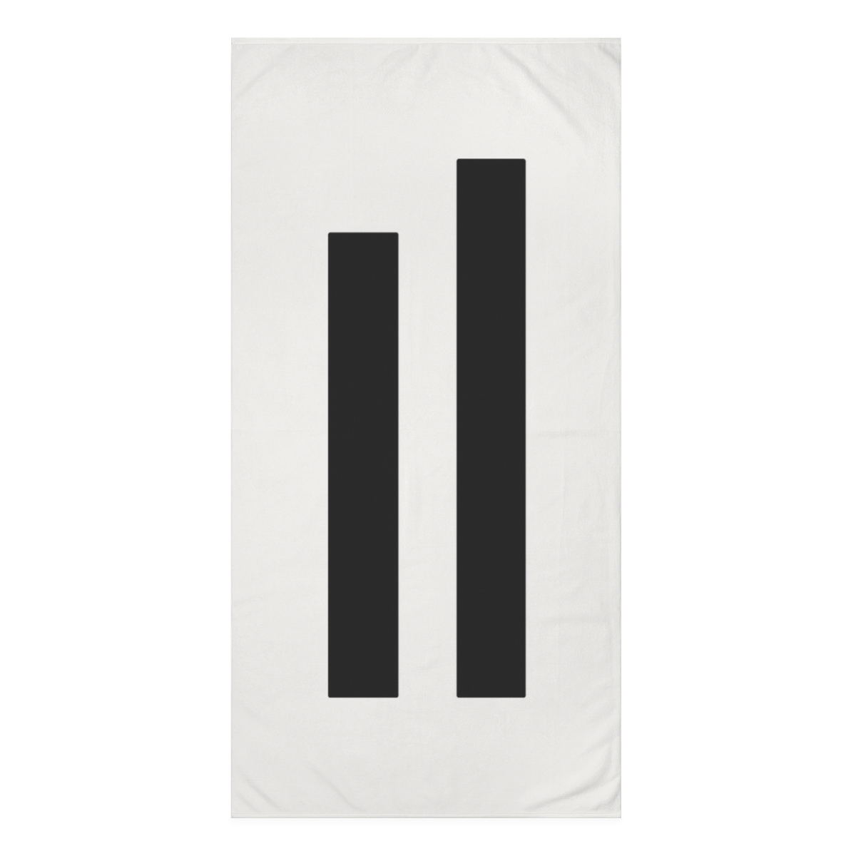 Stepped Pair Of Vertical Lines designer printed towels