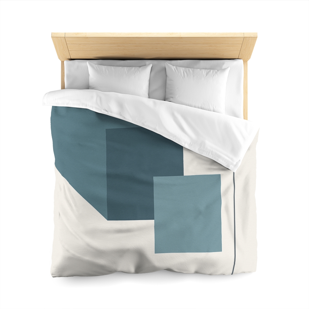 Stepped Rectangle Orbits personalized bedding duvets