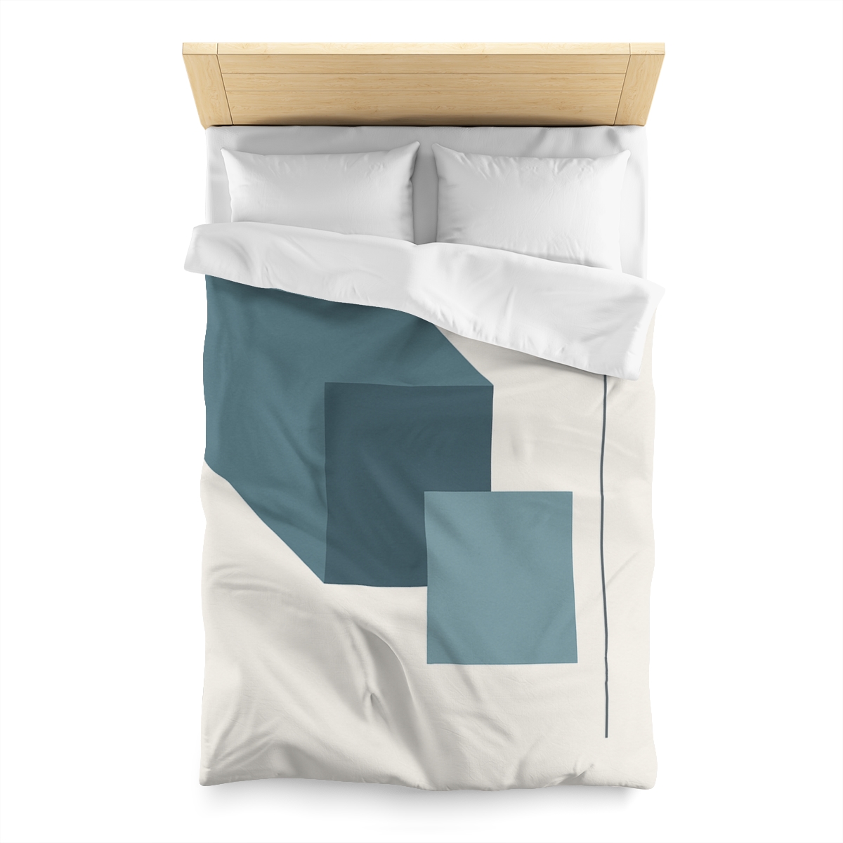 Stepped Rectangle Orbits personalized bedding duvets