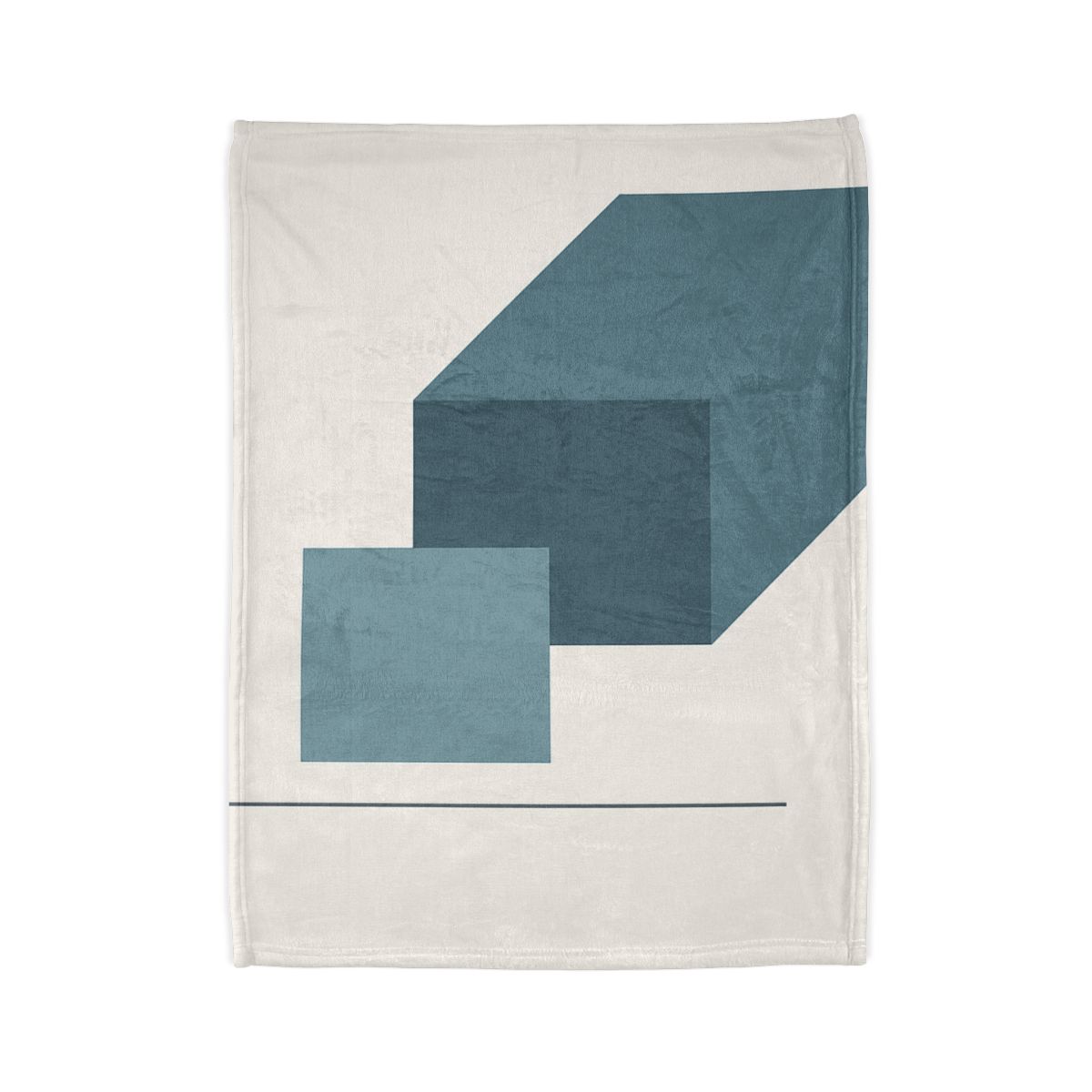 Stepped Rectangle Orbits personalized cozy blankets