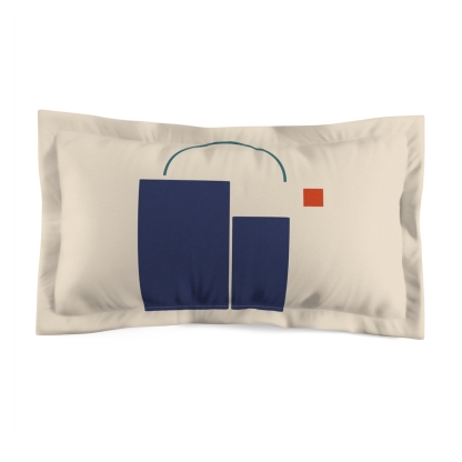 Stepped Rectangles With Hovering Arc personalized decorative pillows