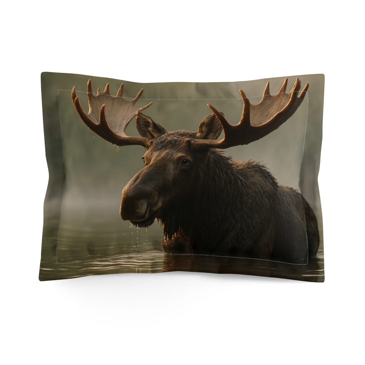 Stillwater Ghost Moose custom pillows