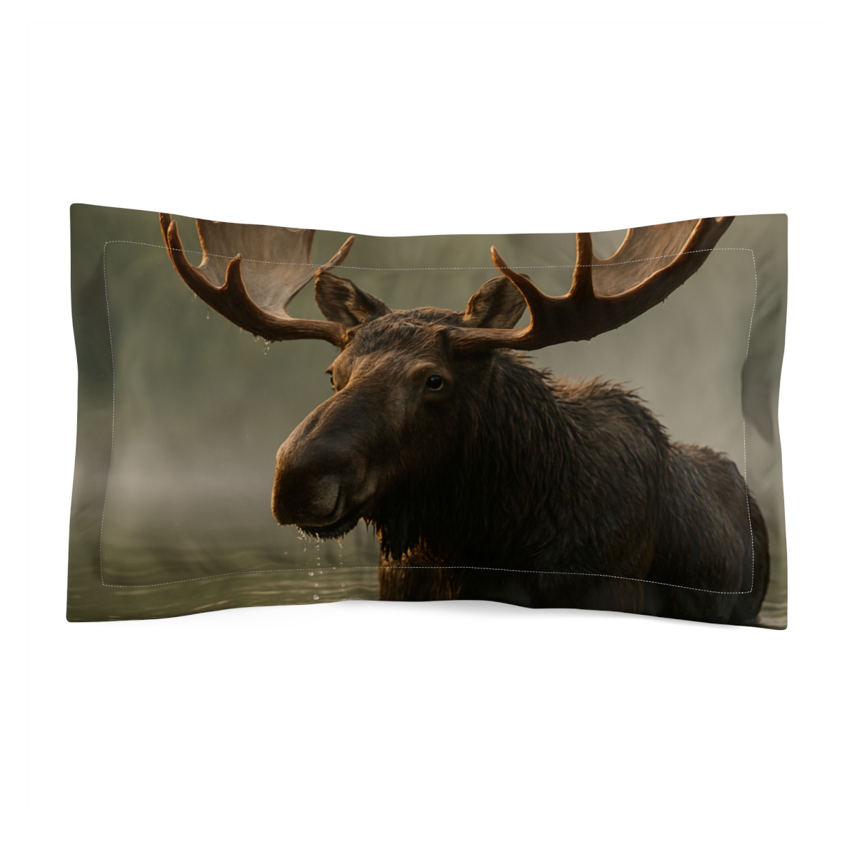 Stillwater Ghost Moose custom pillows