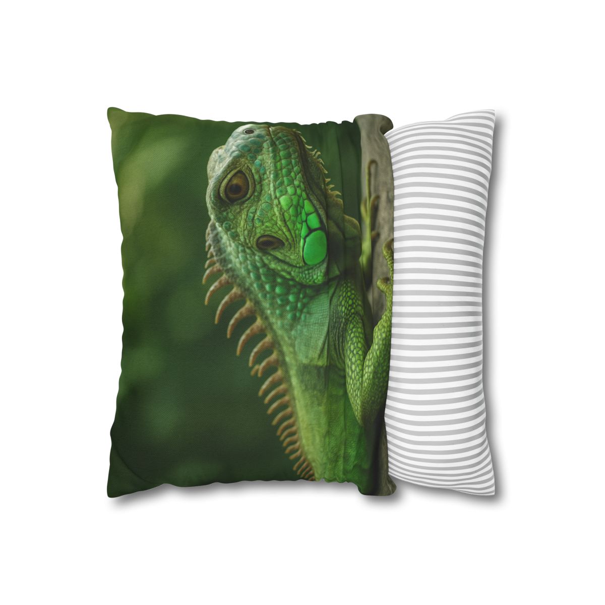 Stone Watcher Green Iguana custom pillow cases