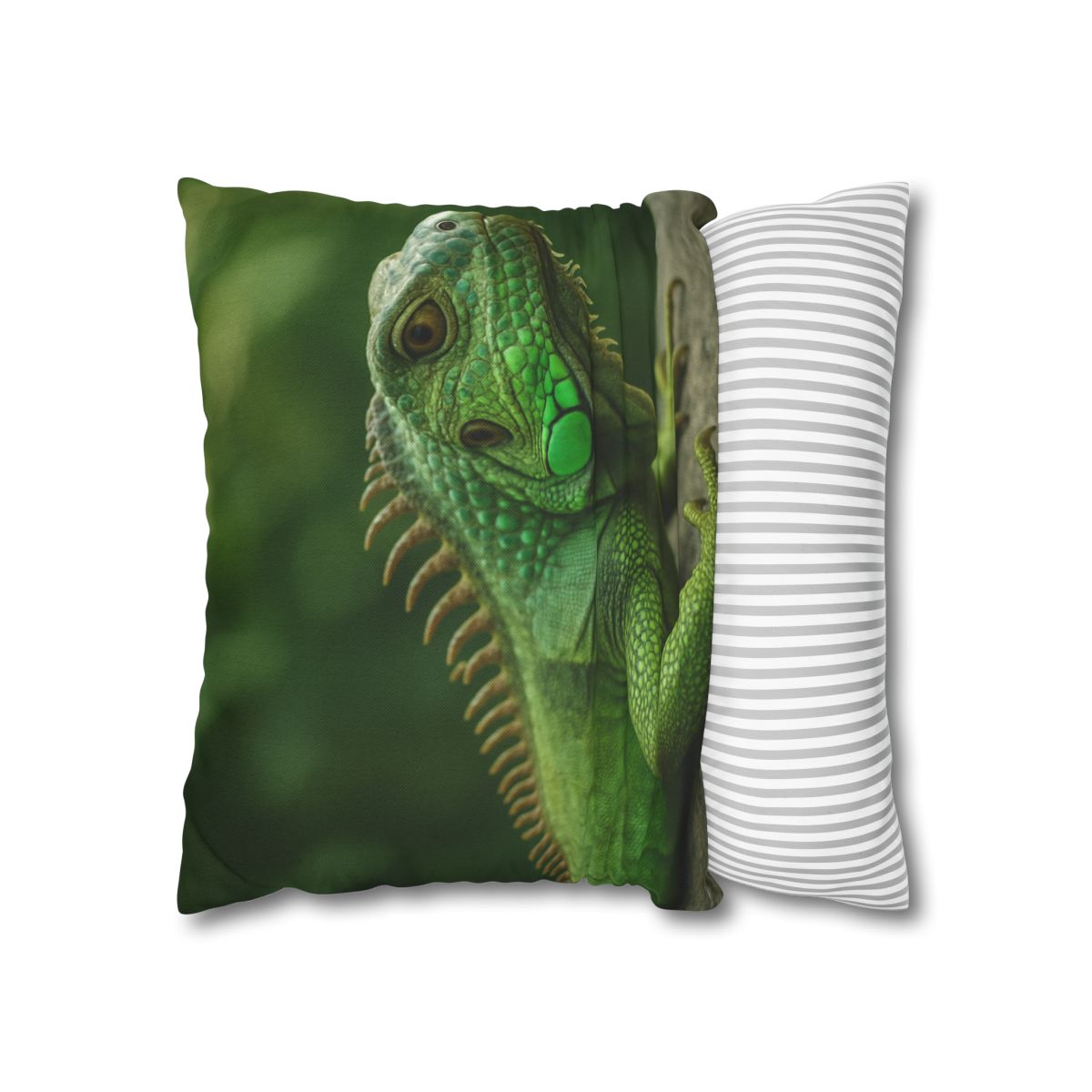 Stone Watcher Green Iguana custom pillow cases