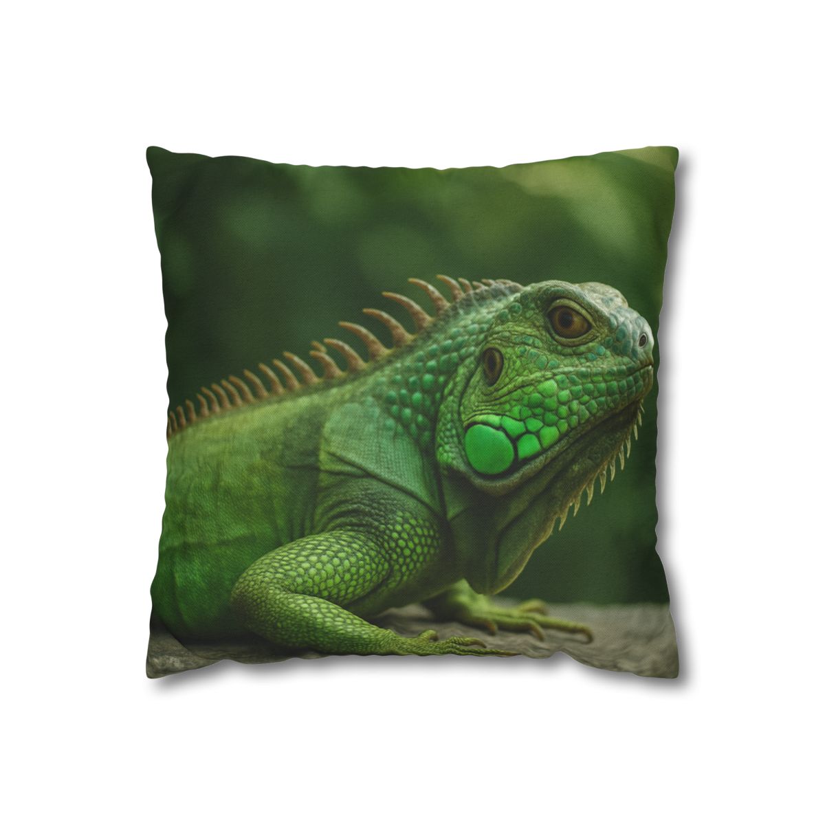 Stone Watcher Green Iguana custom pillow cases
