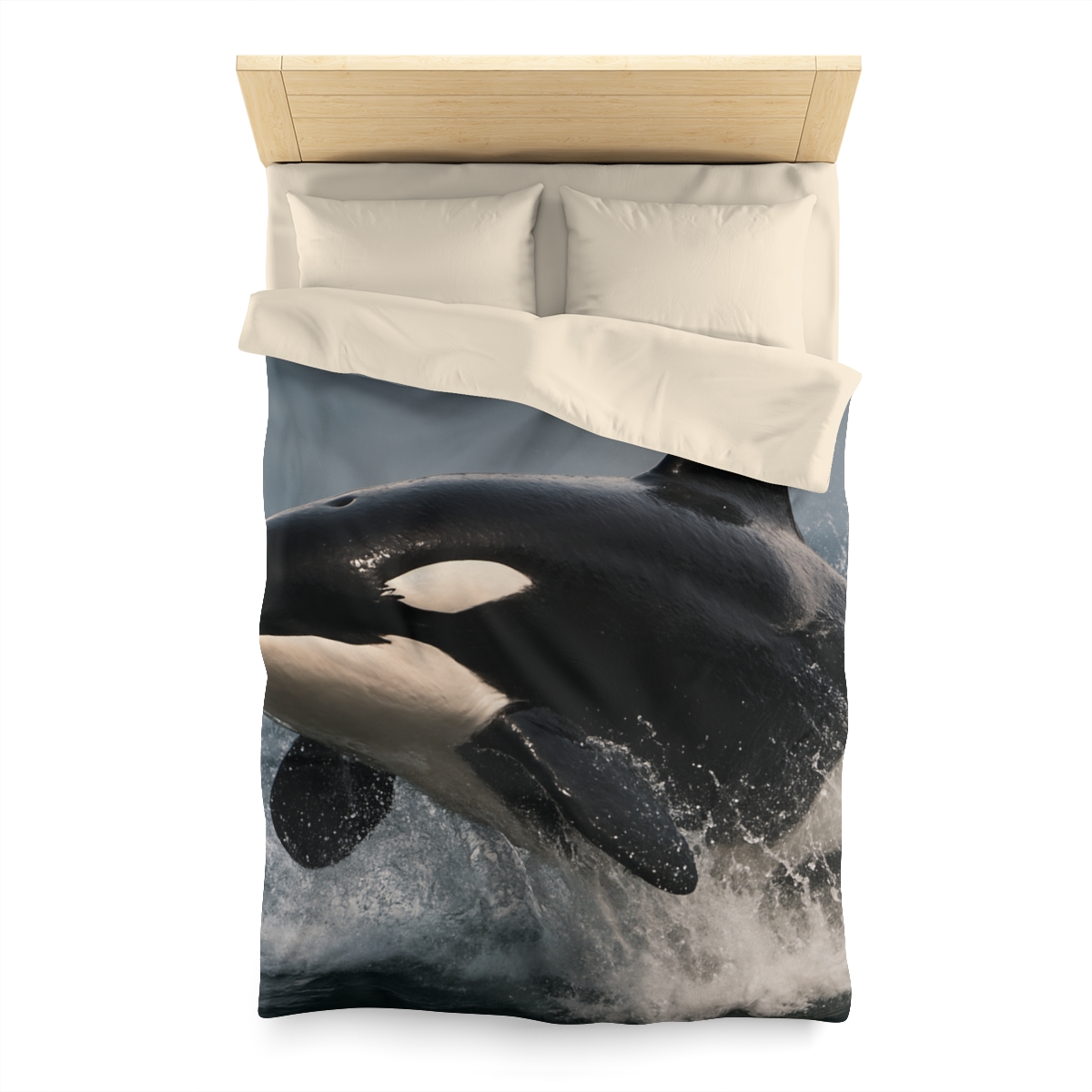 Storm Crest Orca personalized bedding duvets