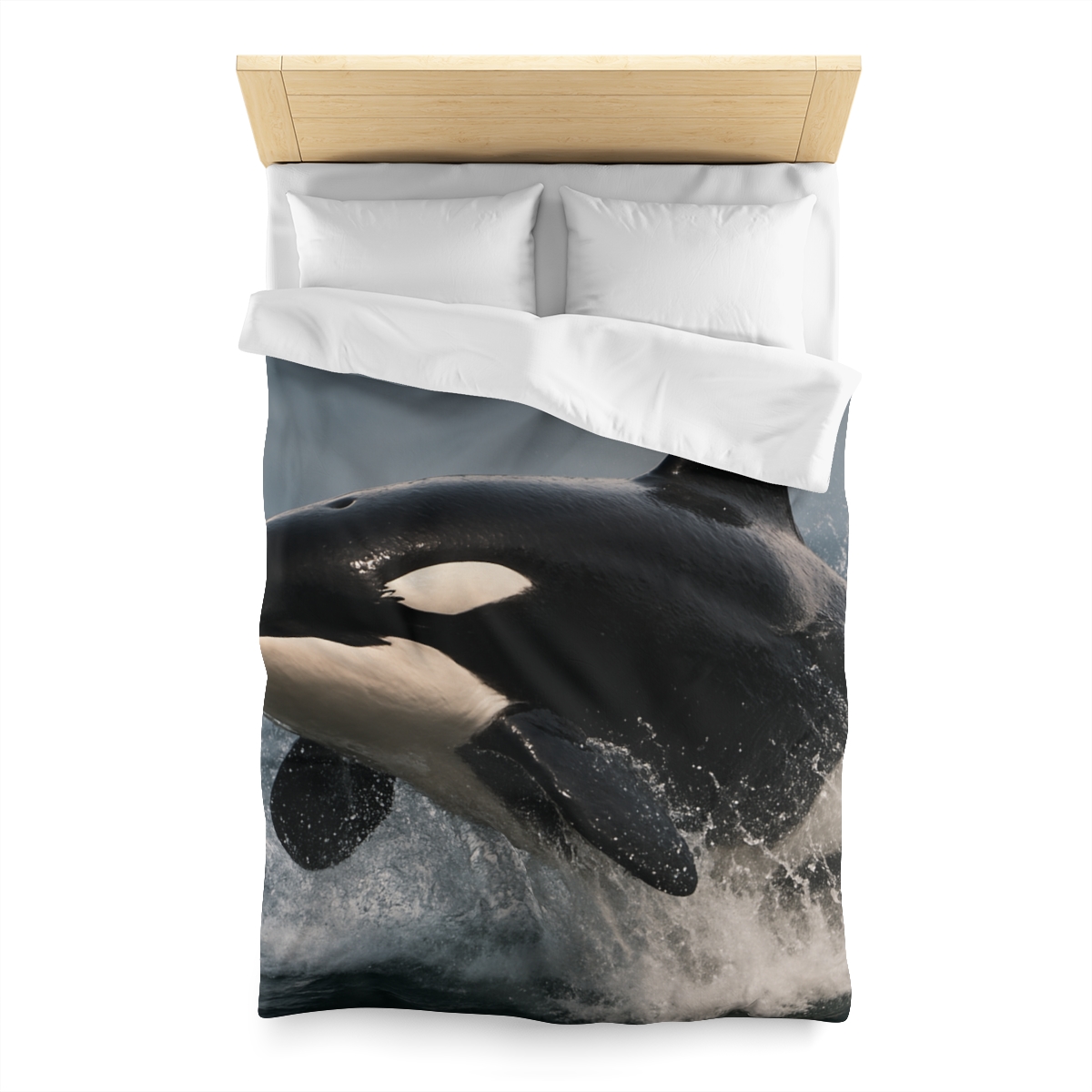 Storm Crest Orca personalized bedding duvets