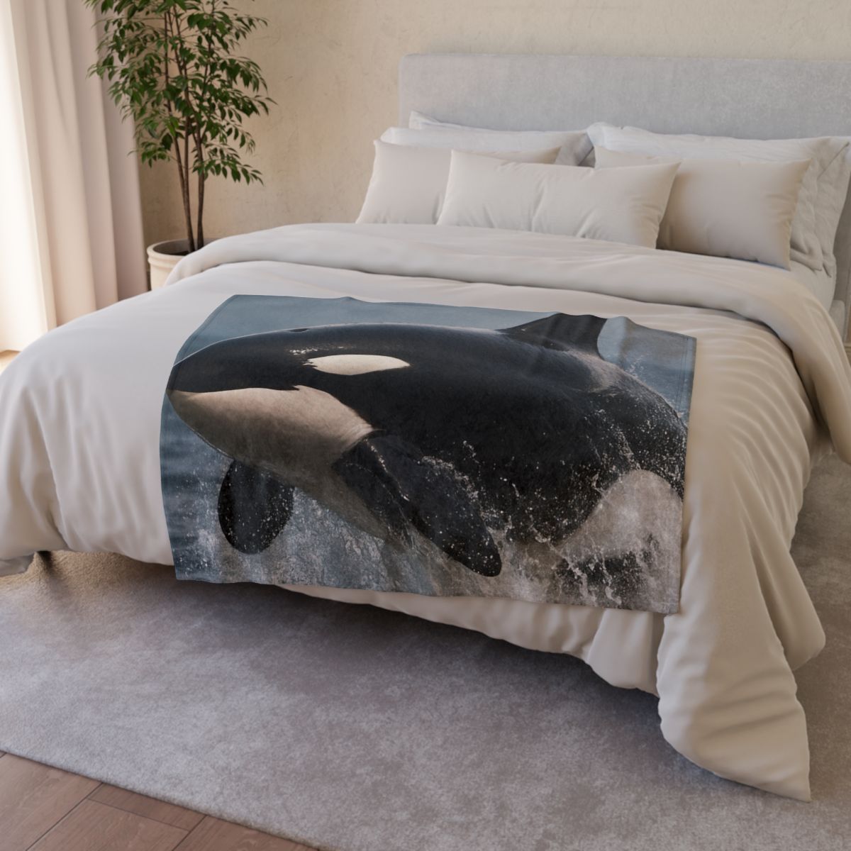 Storm Crest Orca trendy patterned blankets