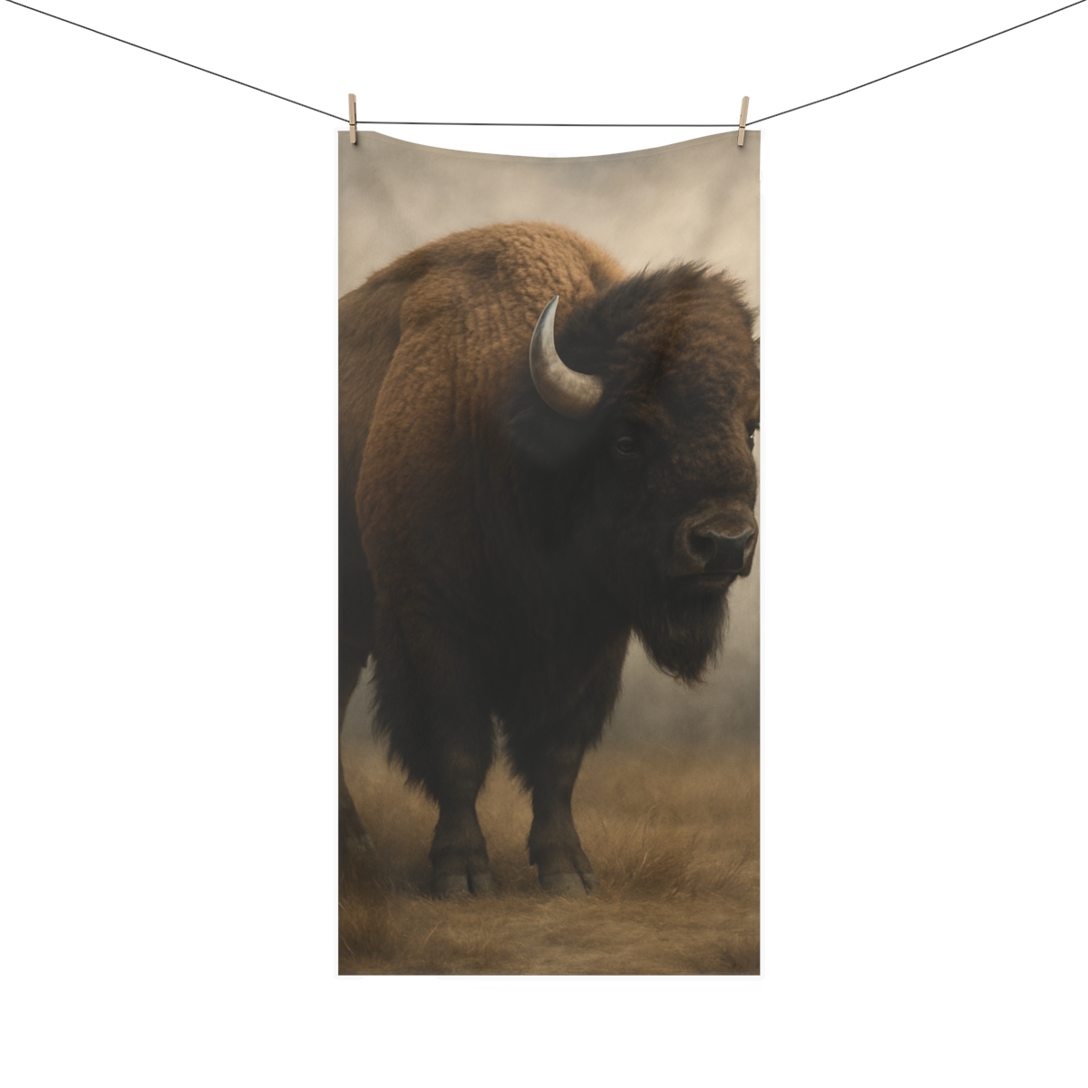 Storm Crown American Bison custom towels