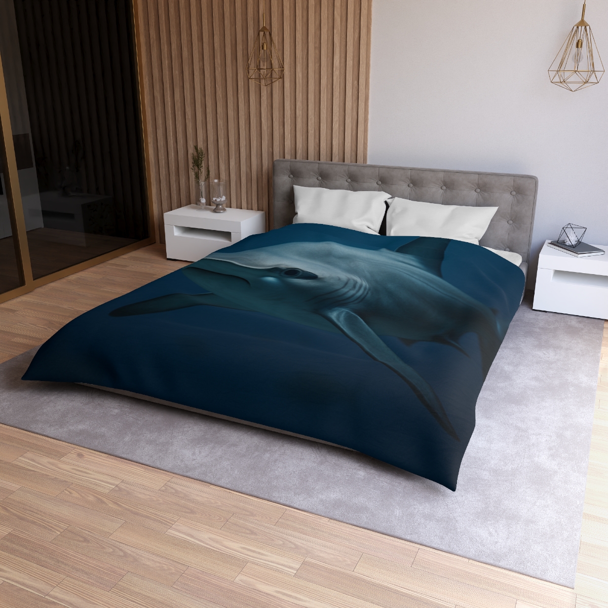 Storm Edge Hammerhead Shark stylish duvet covers
