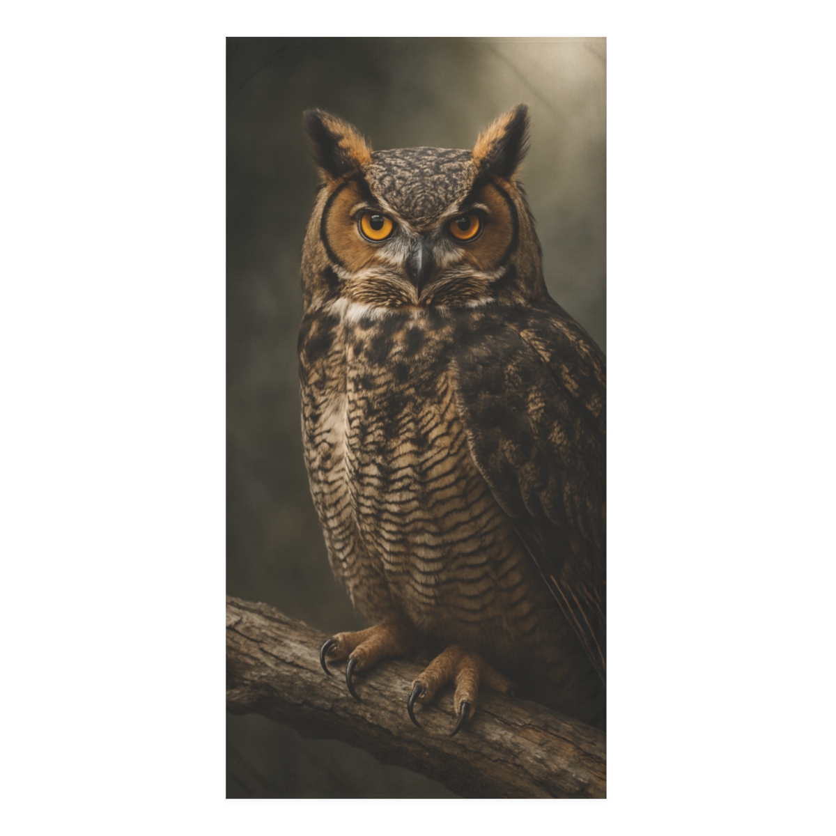 Storm Halo Great Horned Owl soft cotton towels