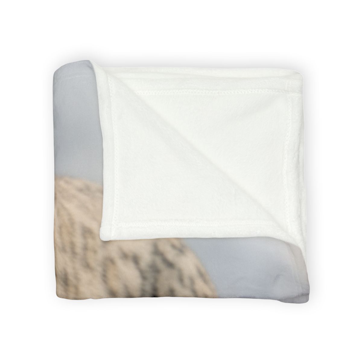 Summit Ghost Snow Leopard decorative home blankets