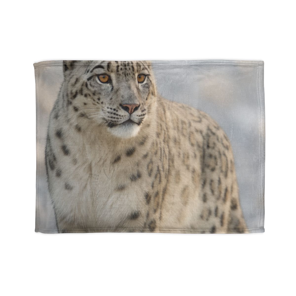 Summit Ghost Snow Leopard decorative home blankets