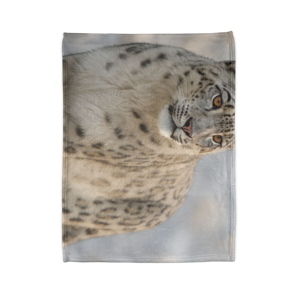 Summit Ghost Snow Leopard decorative home blankets