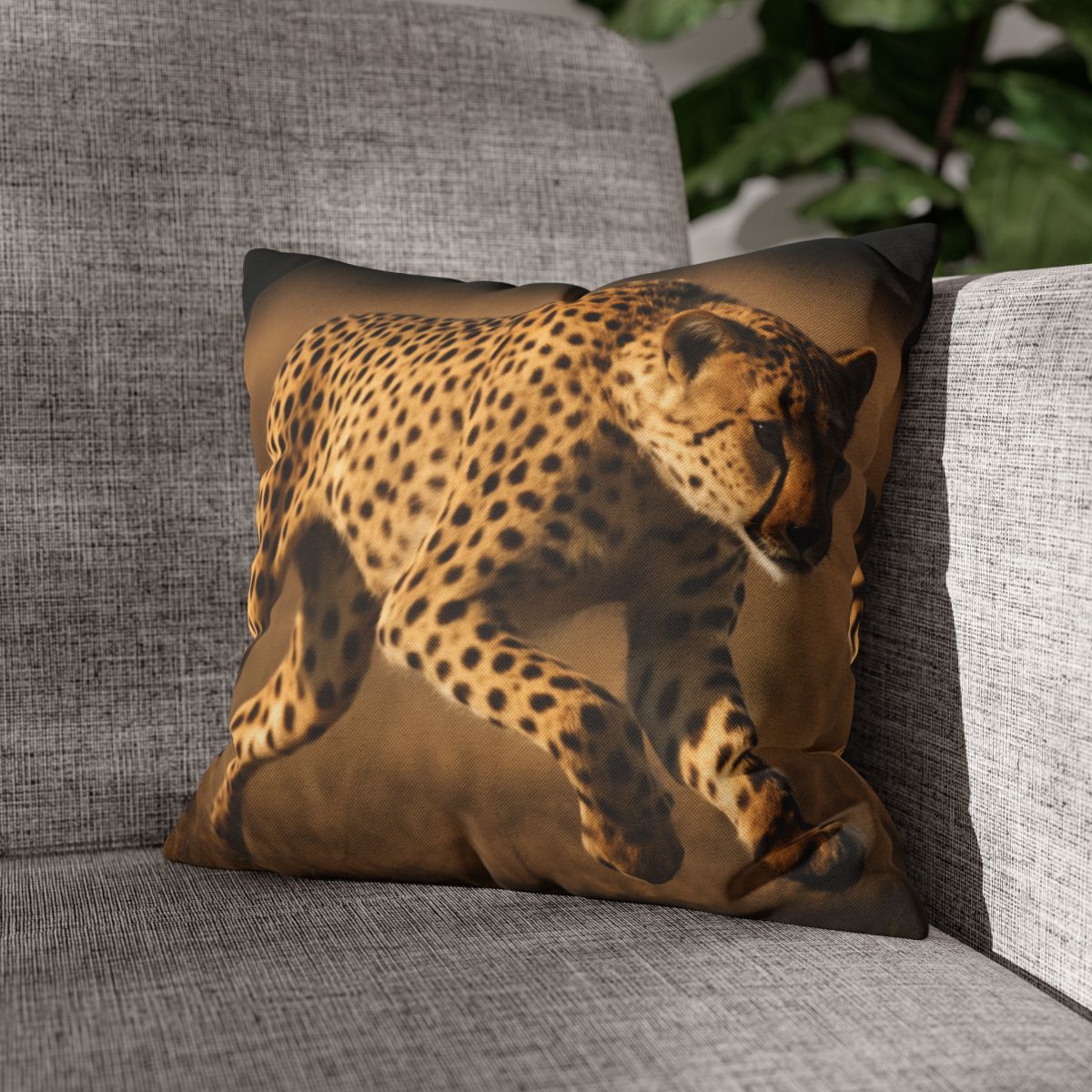 Sun Dash Cheetah personalized pillow covers