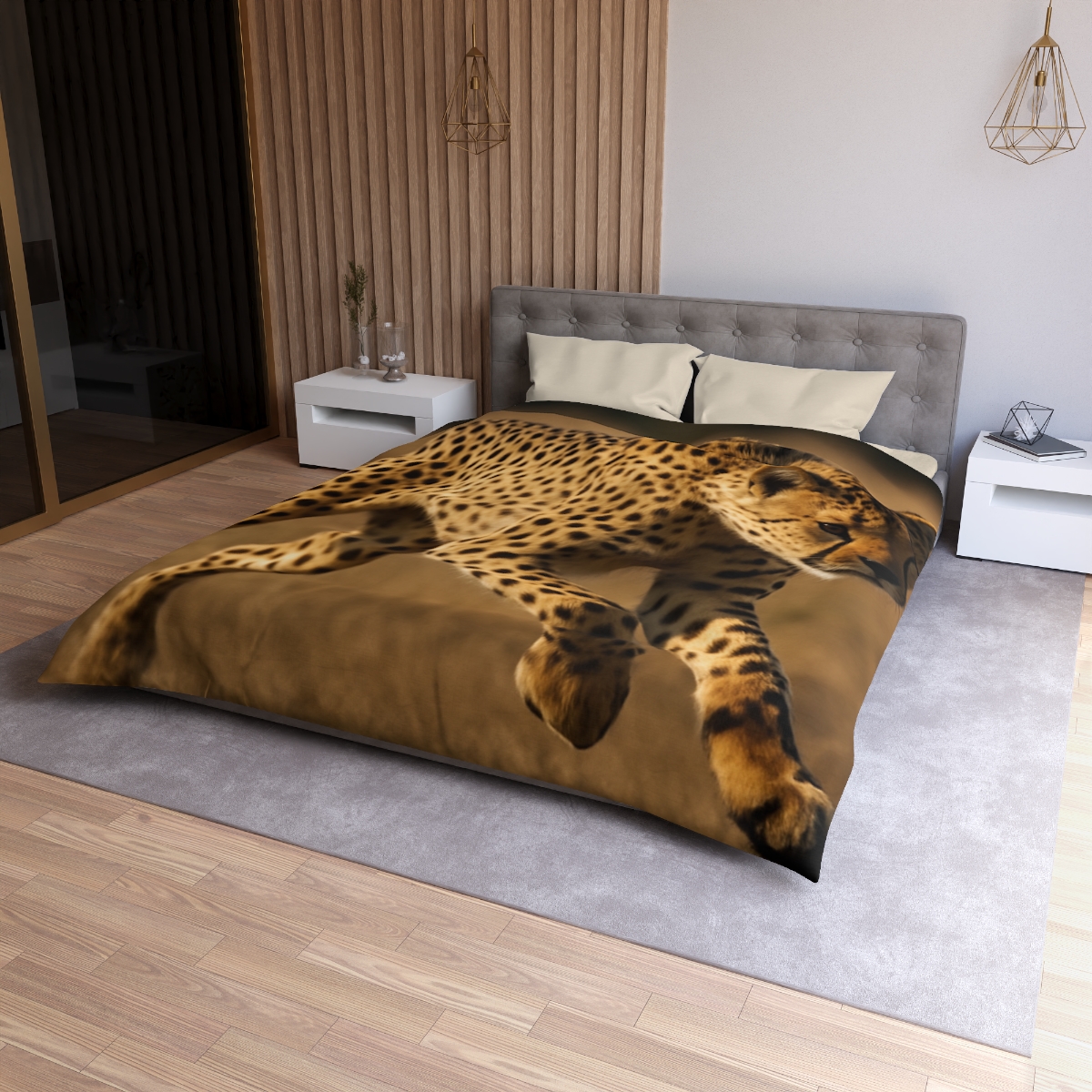 Sun Dash Cheetah trendy bedroom duvets