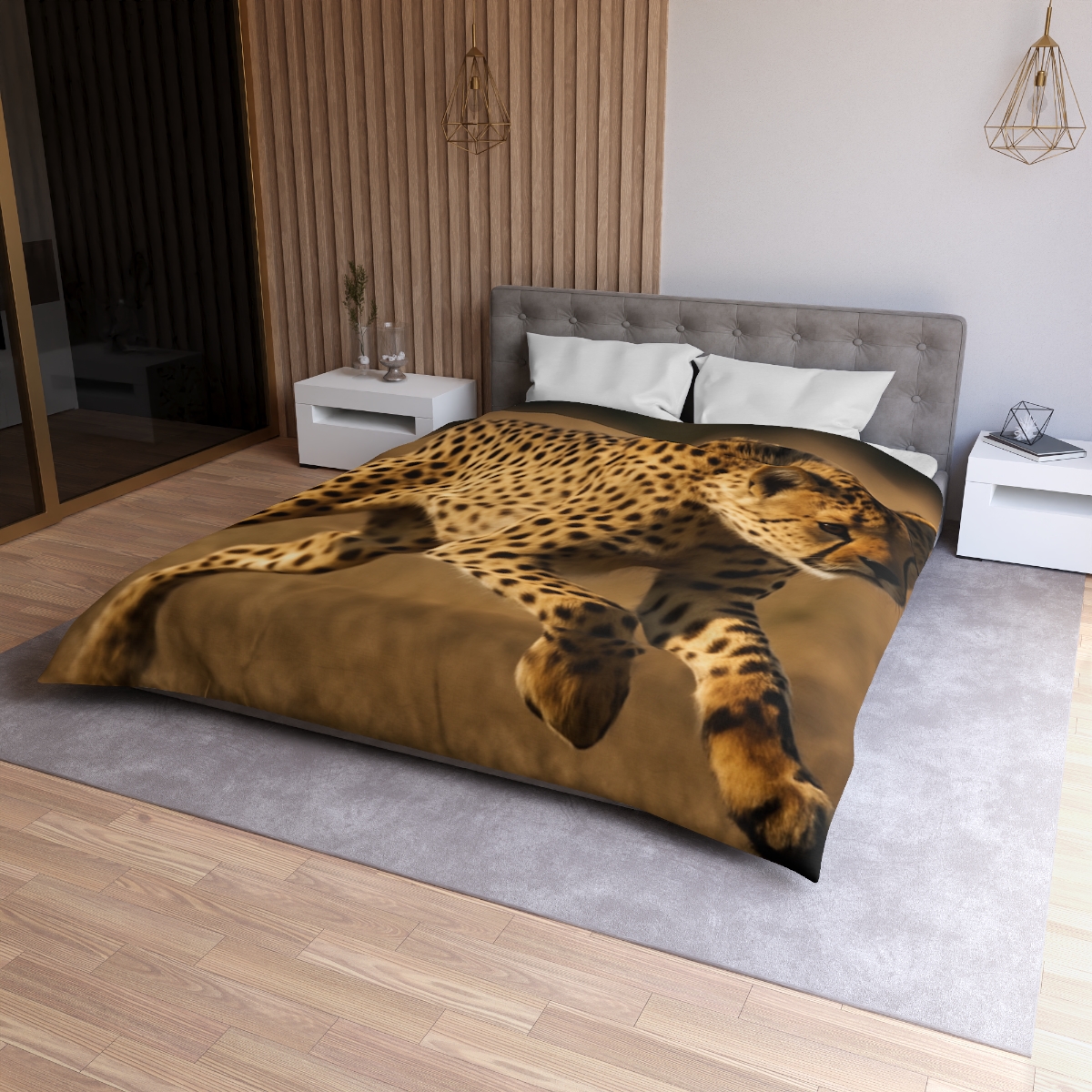 Sun Dash Cheetah trendy bedroom duvets