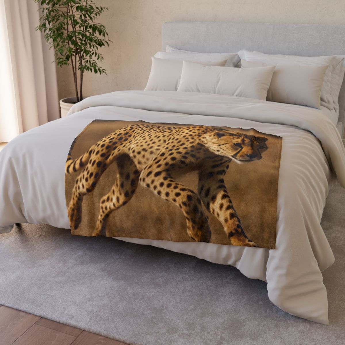 Sun Dash Cheetah trendy patterned blankets
