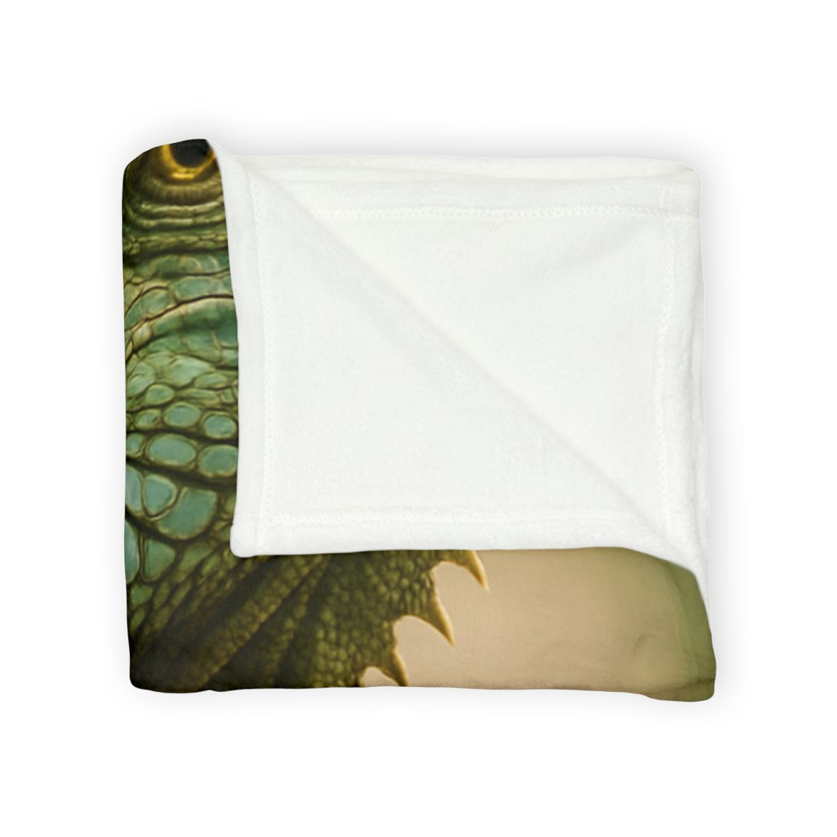 Sunlit Armor Green Iguana unique gift blankets