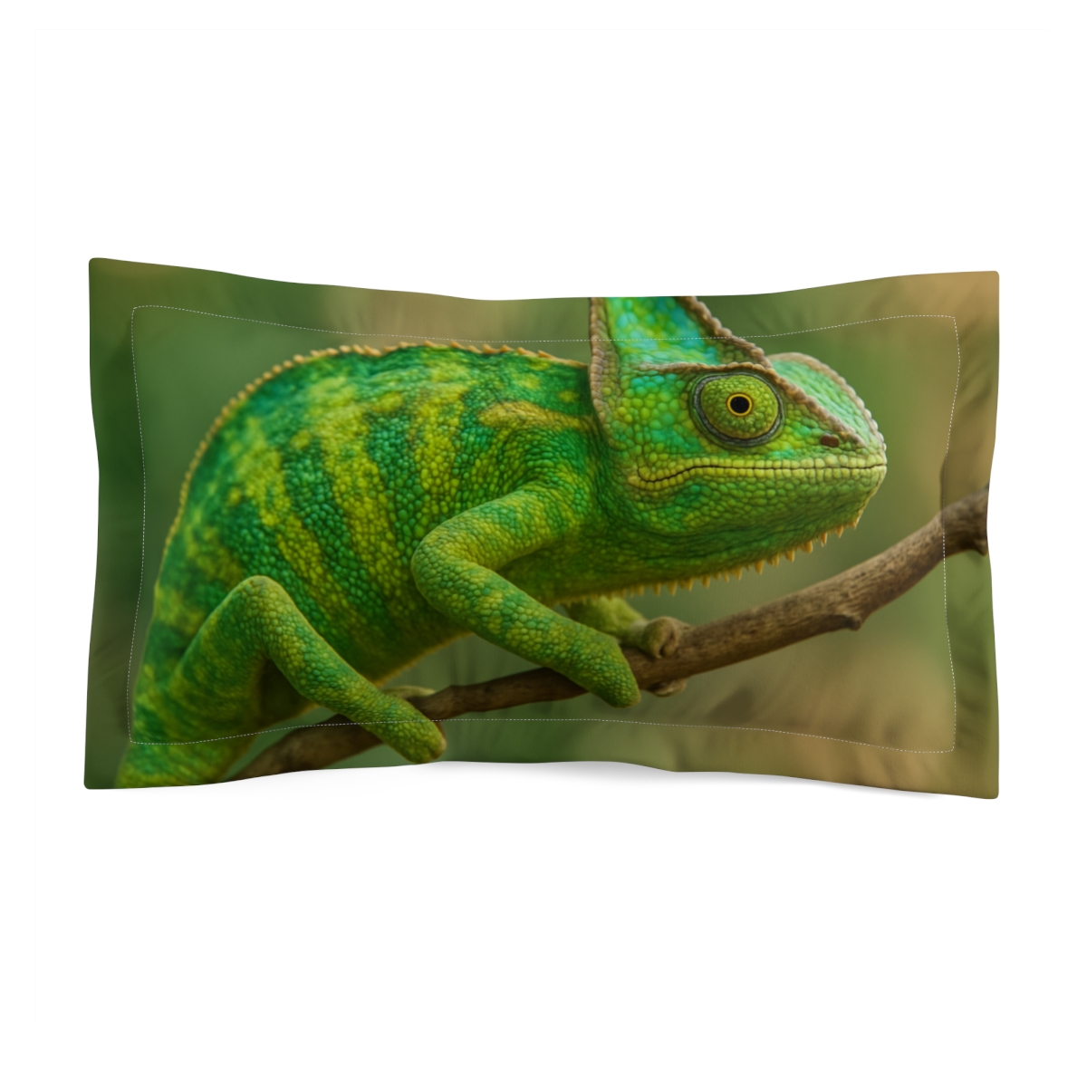 Sunlit Mirage Veiled Chameleon soft plush pillows