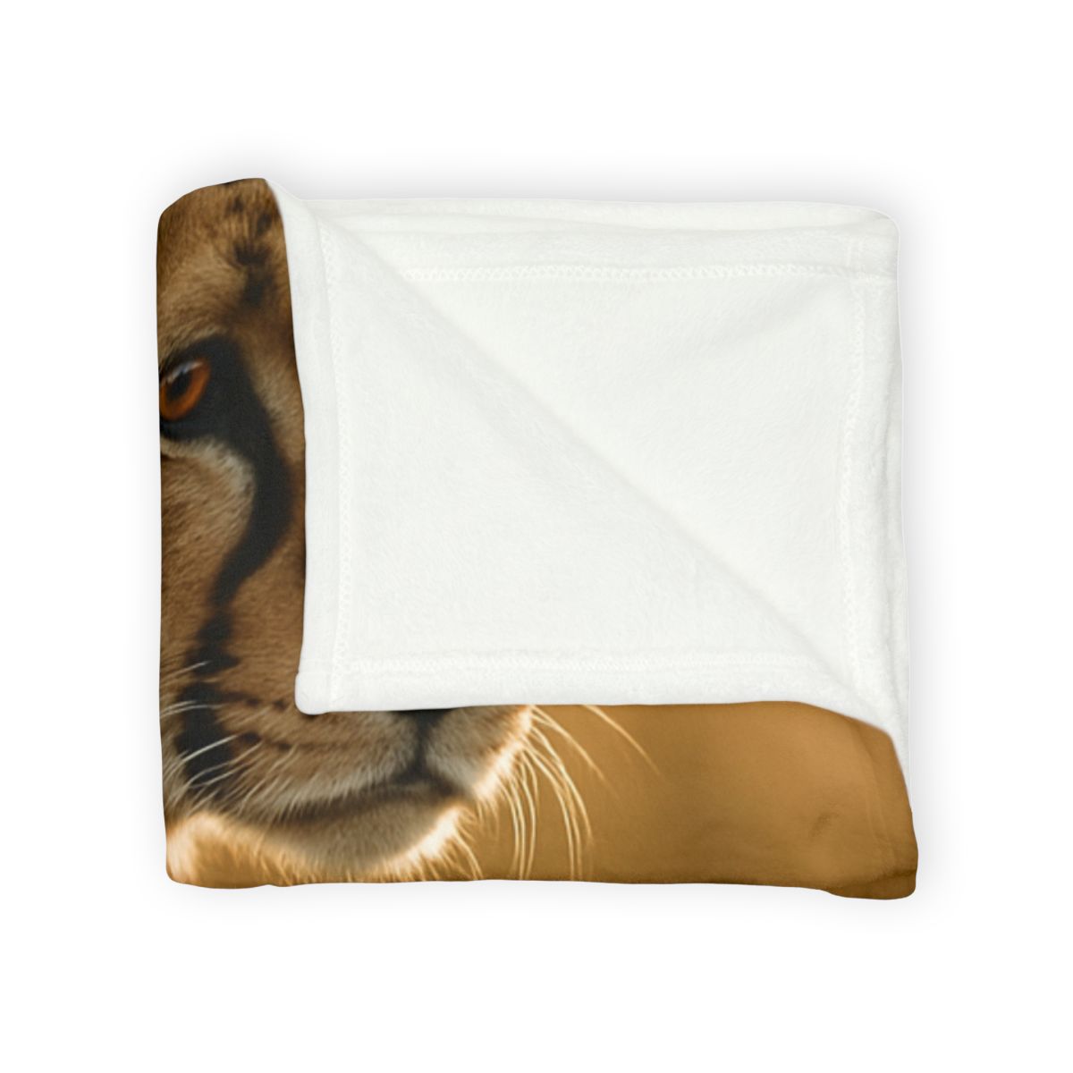 Sunlit Stare Cheetah warm winter blankets