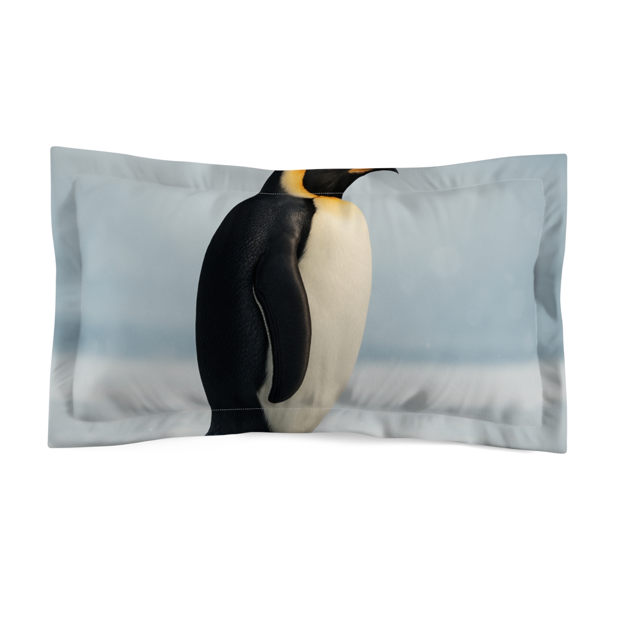 Sunlit Stillness Emperor Penguin gift pillows for home