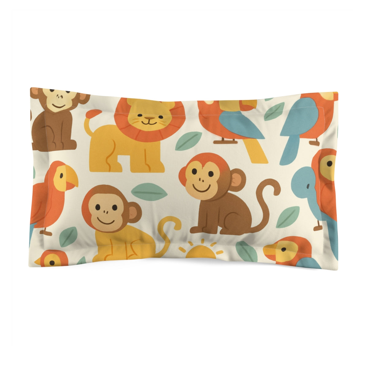 Sunny Shape Safari Pillow