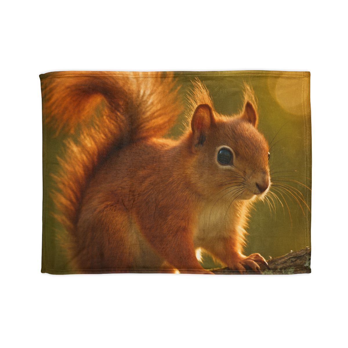 Sunrise Forager Red Squirrel decorative home blankets