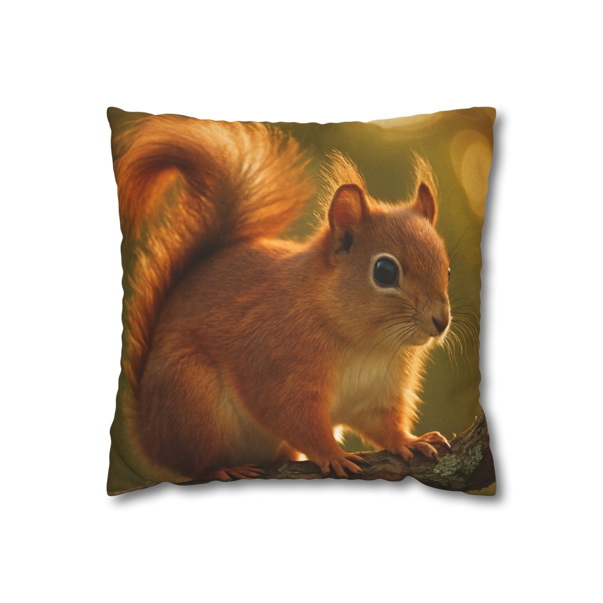 Sunrise Forager Red Squirrel comfortable bedding pillow covers