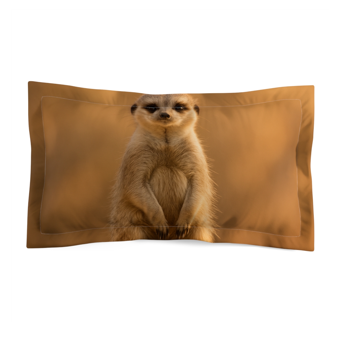 Sunrise Sentry Meerkat stylish throw pillows