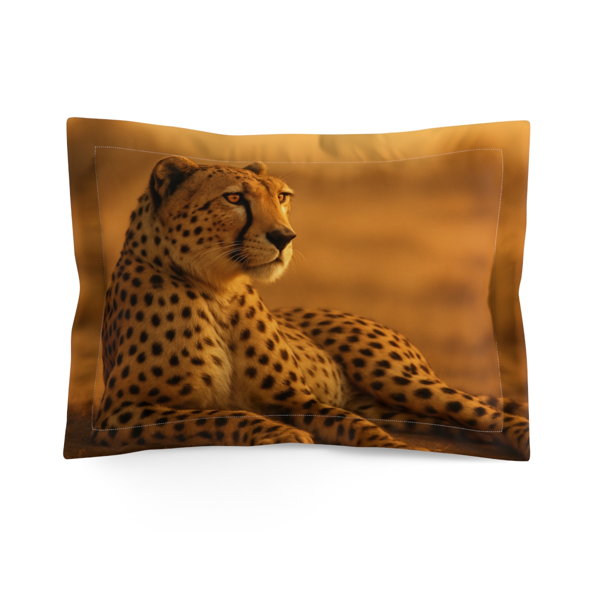 Sunset Gaze Cheetah comfortable bed pillows