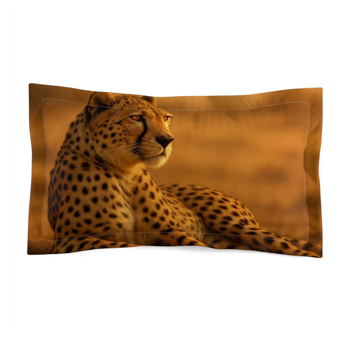 Sunset Gaze Cheetah comfortable bed pillows