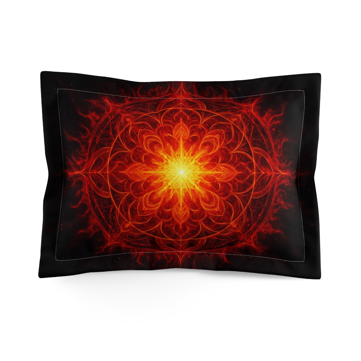 Supernova Glow Mandala stylish throw pillows