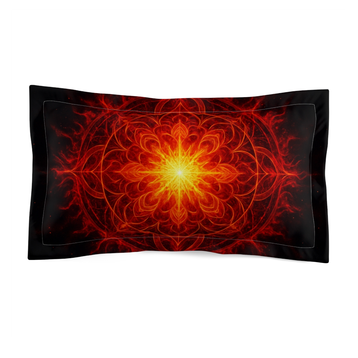 Supernova Glow Mandala stylish throw pillows