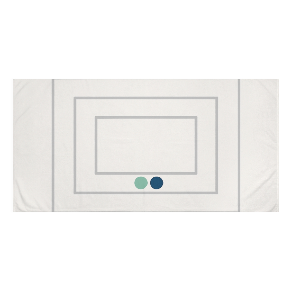 Suspended Rings Corridor custom towels