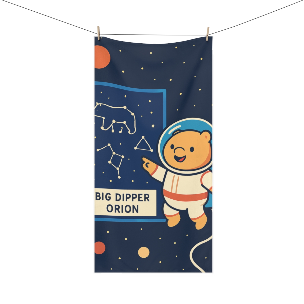 Tardigrade Astronaut Constellation Classroom unique gift towels