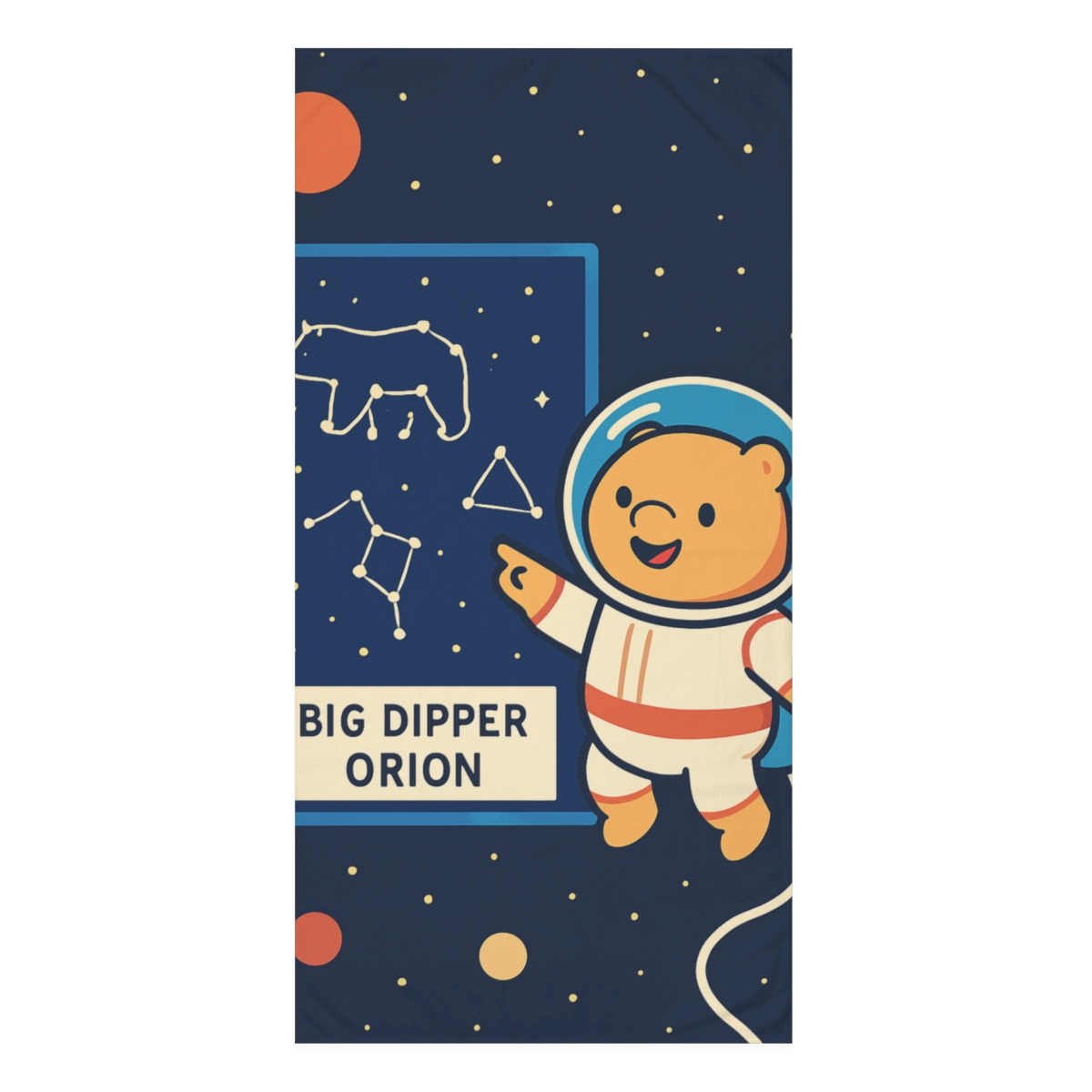 Tardigrade Astronaut Constellation Classroom unique gift towels